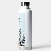 Blue Oaster Silhouette Water Flasche (links)