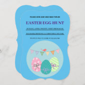 Blue Oaster Simple Brunch Egg Einladung (Vorne/Hinten)