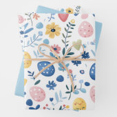 Blue Oaster Wrapping Paper Set - 19"x29" Geschenkpapier Set (Beispiel)