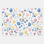 Blue Oaster Wrapping Paper Set - 19"x29" Geschenkpapier Set (Vorderseite)