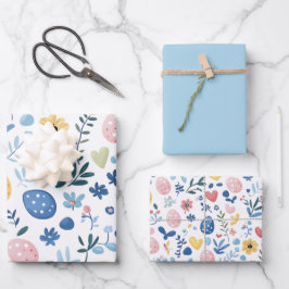 Blue Oaster Wrapping Paper Set - 19"x29" Geschenkpapier Set