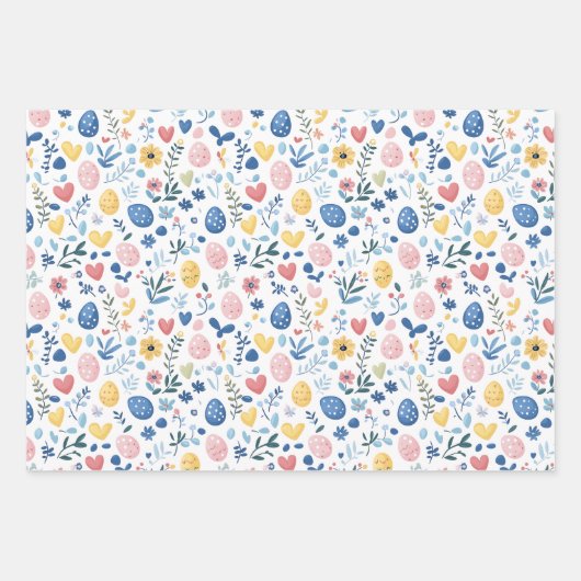 Blue Oaster Wrapping Paper Set - 19"x29" Geschenkpapier Set (Vorderseite 3)