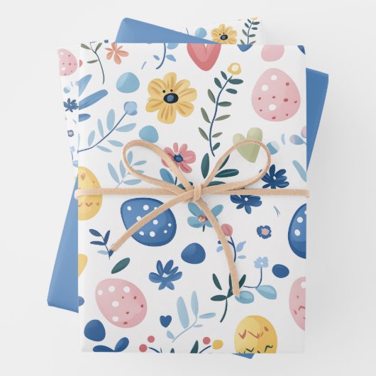 Blue Oaster Wrapping Paper Set - 19"x29" Geschenkpapier Set (Beispiel)