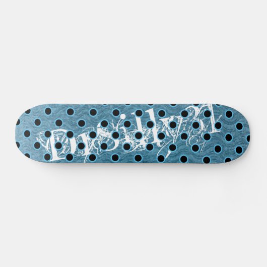 Blue OB Skateboard (Horizontal)