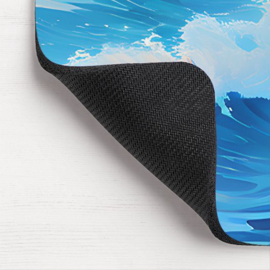 Blue Ocean at Sunset Mousepad (Ecke)