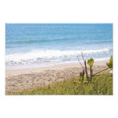 Blue Ocean Beach Waves Foto (Vorne)