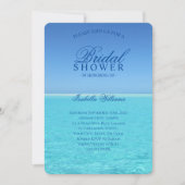 Blue Ocean Brautparty Einladung (Vorderseite)