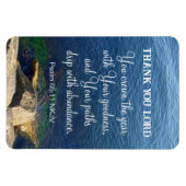Blue Ocean gesegnet Neujahr Christlich Bible Verse Magnet (Horizontal)