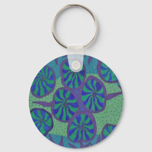 Blue Ocean Groove Schlüsselanhänger