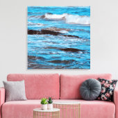 Blue Ocean Leinwand (Insitu (Wohnzimmer))