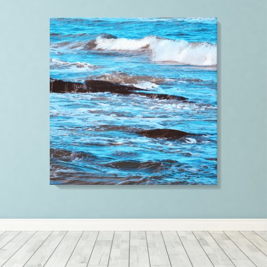 Blue Ocean Leinwand (Insitu (Holzboden))