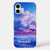 Blue Ocean Mit Monogramm Case - Mate iPhone (Rückseite)