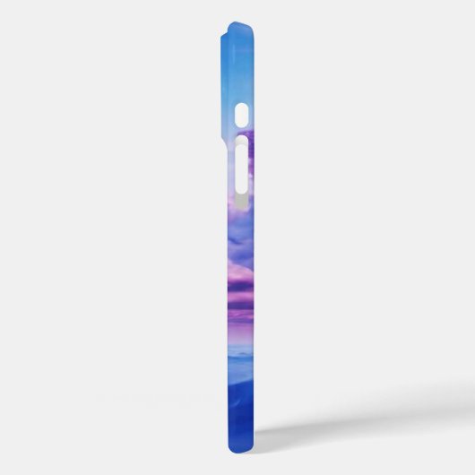 Blue Ocean Mit Monogramm Case - Mate iPhone (Rückseite / Links)