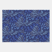 Blue Ocean Nautical Set mit drei Designs Geschenkpapier Set (Vorderseite)