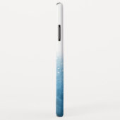 Blue Ocean Ombre Aquarellblasen Monogram Case-Mate iPhone Hülle (Hinten/Rechts)