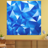 Blue Ocean Prism Polygonal Leinwanddruck (Insitu (Wohnzimmer))