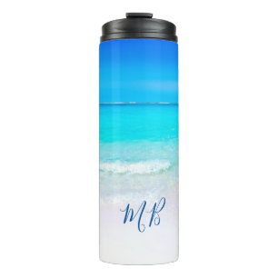 Blue Ocean Sand Drink Thermosbecher