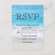 Blue Ocean Sand Wave Wedding