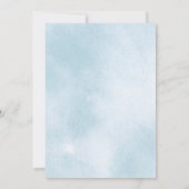 Blue Ocean & Sandy Beach Drive by Brautparty Einladung (Rückseite)