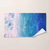 Blue Ocean Sea Beach Personalisiert Badhandtuch Set (Handtuch)
