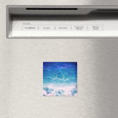 Blue Ocean Sea Beach Personalisiert Magnet (In Situ (Geschirrspüler))