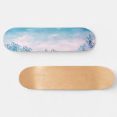 Blue Ocean Sea Beach Skateboard (Horizontal)