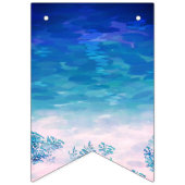 Blue Ocean Sea Beach Wimpelkette (Erste Fahne)