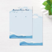 Blue Ocean Seagull - Earring Display Cards (Schreibtisch)