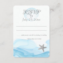 Blue Ocean Starfish Tropical Beach Hochzeit