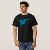 Blue Ocean Stingray T-Shirt (Vorne ganz)