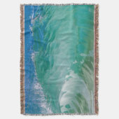 Blue Ocean Summer Beach Waves Decke (Vorderseite Vertikal)