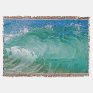 Blue Ocean Summer Beach Waves Decke