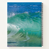 Blue Ocean Summer Beach Waves Notizblock (Rückseite)
