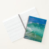 Blue Ocean Summer Beach Waves Notizblock (Innenseite)