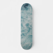 Blue Ocean Summer Beach Waves Skateboard (Vorne)