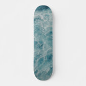 Blue Ocean Summer Beach Waves Skateboard (Vorne)