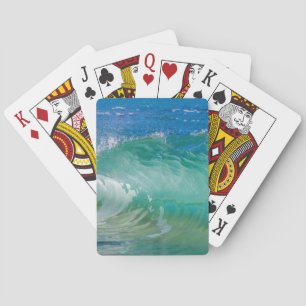 Blue Ocean Summer Beach Waves Spielkarten
