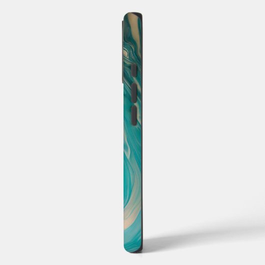 Blue Ocean Swirl Case-Mate iPhone Hülle (Rückseite / Links)