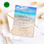 Blue Ocean Tropical Destination Beach Hochzeit Einladung<br><div class="desc">Lassen Sie sich verzaubern von der faszinierenden Attraktion unserer Custom Blue Ocean Destination Tropical Beach Einladung. Diese Einladungen, die von Mylini Design mit viel Liebe und Liebe zum Detail gestaltet wurden, geben die Ruhe und den Zauber eines Strandparadieses perfekt wieder. Jede Einladung bietet eine einzigartige und ansprechende Mischung aus mariner...</div>