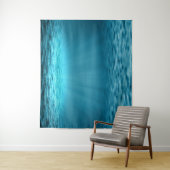 Blue Ocean Underwater Scene Wandteppich (Beispiel)