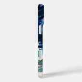 Blue Ocean Wave Aesthetic Phone Case (Rückseite / Rechts)