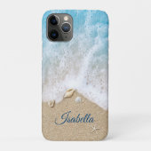 Blue Ocean Waves & Beach Sand Case-Mate iPhone Hülle (Rückseite)