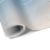 Blue Ocean Waves Canvas Art  Geschenkpapier (Rolleneckpunkt)