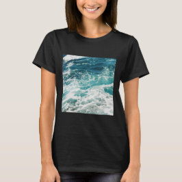 Blue Ocean Waves Classic T - Shirt