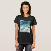 Blue Ocean Waves Classic T - Shirt (Vorne ganz)