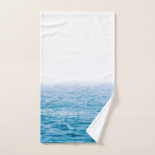 Blue Ocean Waves Handtuch