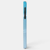 Blue Ocean Waves Mit Monogramm Case-Mate iPhone Ca Hülle (Hinten/Links)