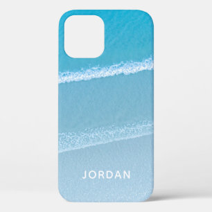 Blue Ocean Waves Mit Monogramm Case-Mate iPhone Ca Hülle