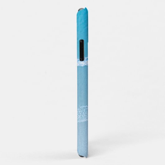 Blue Ocean Waves Mit Monogramm Case-Mate iPhone Ca Hülle (Hinten/Rechts)