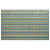 Blue Ocean Waves Nautilus Seashell Muster Nouveau Stoff (Yard (91,4 cm))